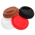 thumbnail image 3 of FELTECHELECTR 4 tapas de silicona de repuesto para vasos de vidrio, tapas de silicona para tazas de café, tapas de silicona suave para tazas de café, tapas antiderrames., 3 of 4