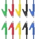 thumbnail image 3 of 5 Pcs Double Ended Alligator Clips 15a Test Lead Cable With Insulating Clips, 3 of 5