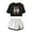 BlackWhite, variant on Lefty Sm Rapper Tshirt&Shorts 2 Piece Set Fashion Short Sleeve&Trousers 2 Piece Suit