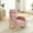 Pink, variant on 27.6"W Nursery Rocking Chair with Wood Legs and High Backrest, Rocking Armchair with 2 Side Pockets, Lounge Glider Chair for Nursery Bedroom Living Room, Ivory