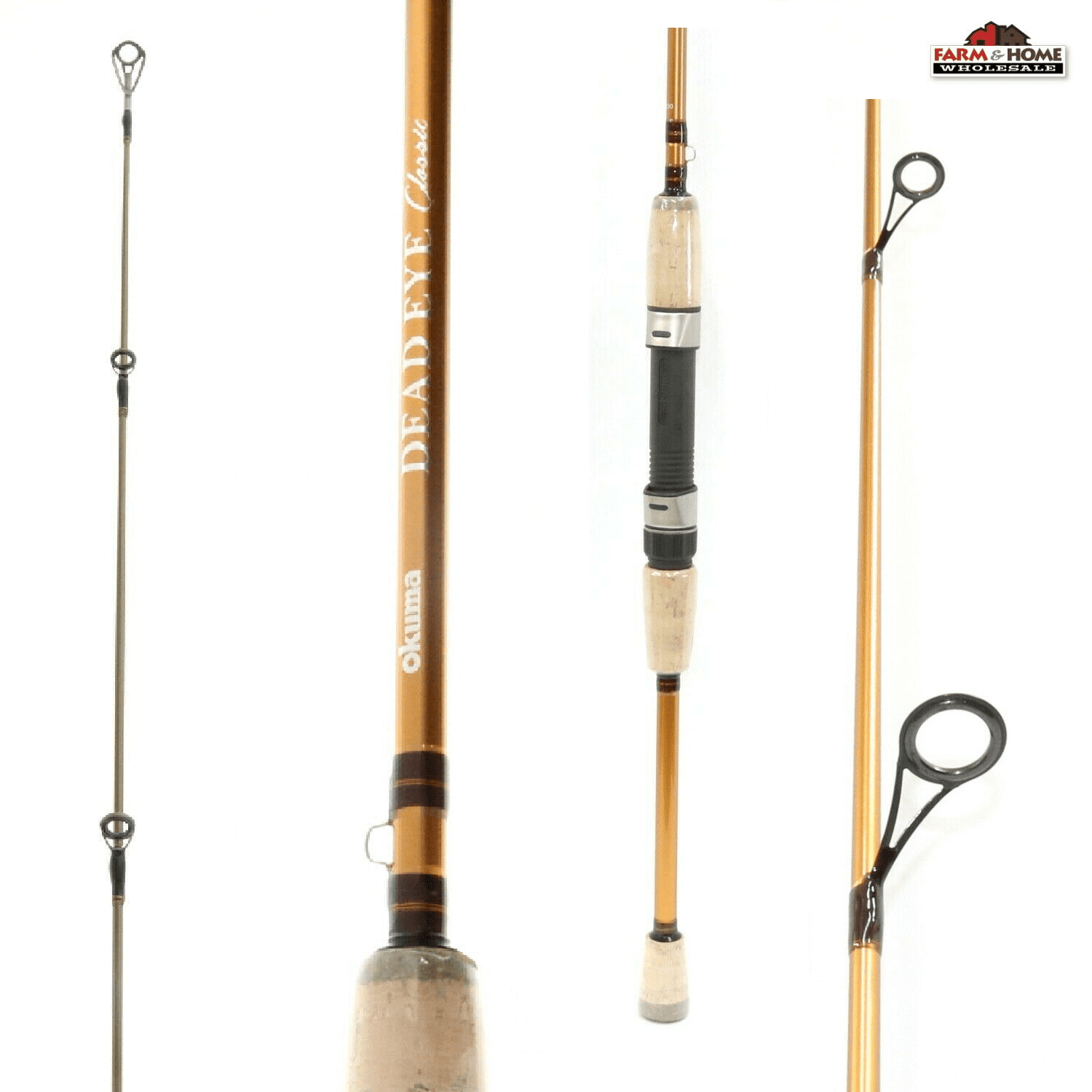 6' Okuma Dead Eye Classic Walleye Rod MH Spinning DECS601MHFT