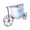 Blue, variant on NEXAVKPR Portable Garden Cart Mobile Plant Stand Stylish Rolling Storage Rack for Pot and Decoration Balconies Flowers Holder