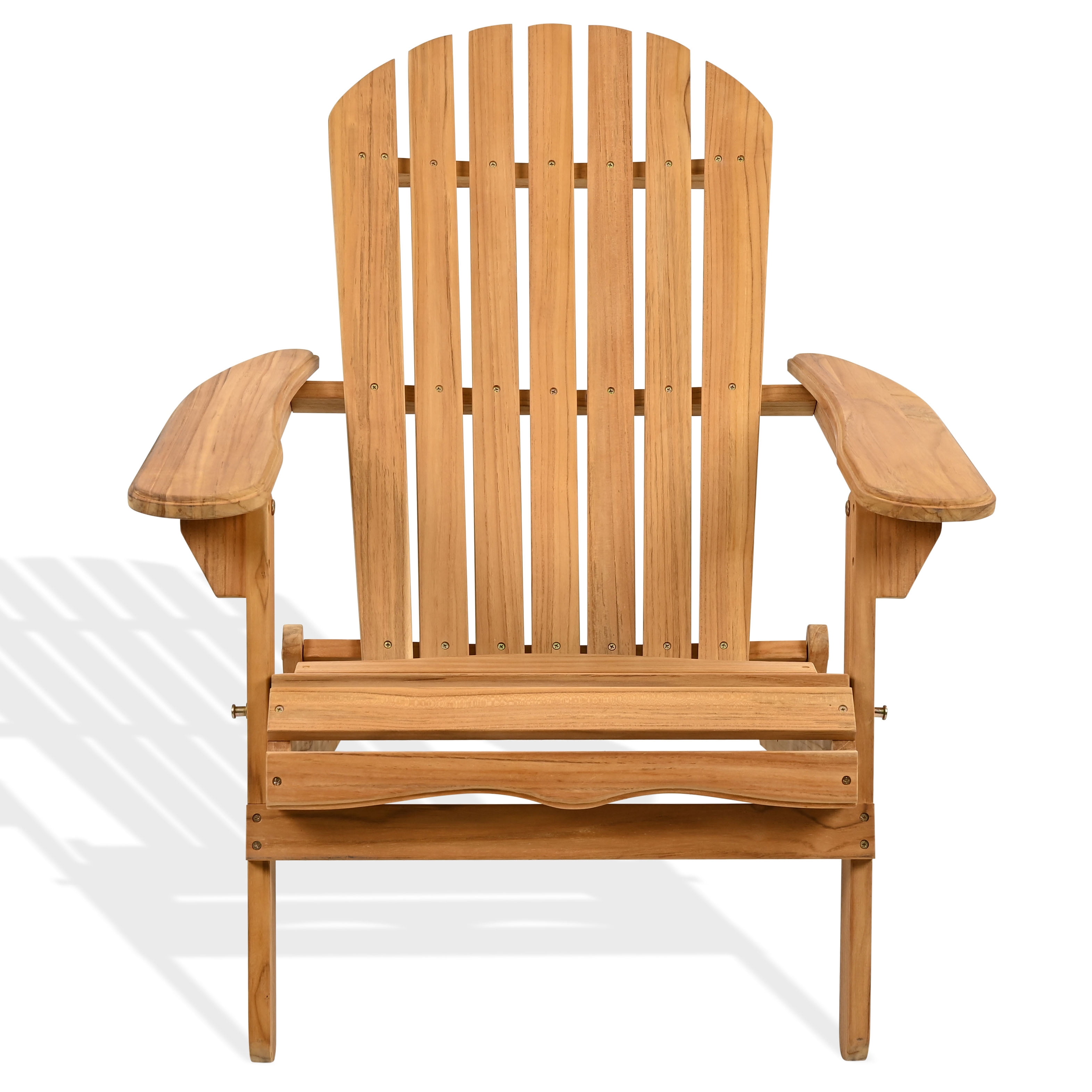Safavieh Couture Alani Teak Adirondack Chair, Natural