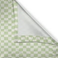 thumbnail image 5 of Ambesonne Retro Grommet Curtain, Big Little Squares Tile, 50" x 108", Lime Green White, 5 of 6
