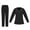 #-003Black, variant on Scrubs Sets for Women V Neck Solid Long Sleeve Jogger Suit with Multi Pockets Nurse Tops & Cargo Pant 2025 Medical Nursing Uniform Casual Workwear Scrub Sets Wine L