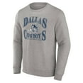 thumbnail image 2 of Men's Fanatics Heather Gray Dallas Cowboys Playability Pullover Sweatshirt, 2 of 3