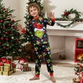 thumbnail image 2 of Green Family Christmas Pajamas Matching Sets, Merry Christmas Family Pjs Xmas Prints Family Long Sleeve Top and Pant Set Family Green Pjs Xmas, Pajamas for Family Couples Women Men Kids Baby, 2 of 7