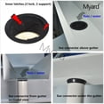 thumbnail image 3 of Adaptador de canaleta Myard modelo conector de bajante de PVC de 6", 3 of 5