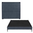 thumbnail image 1 of Recámara Matrimonial Trinity Wing Steel Blue con Cabecera + Base Cama Slim, 1 of 8