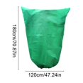 thumbnail image 3 of 1Pc Winter Shrub Tree Blanket Bag - Non Woven Plants Protection Cover with Zipper, 47.24x70.87in, Frost & Windproof Wrap for Outdoor Potted Trees and Plants, 3 of 9