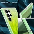 thumbnail image 3 of Dteck Built-in Screen Protector Case for Samsung Galaxy S24 Ultra,Compatible with Mag-Safe Slim TPU+PC Full-Body Stylish Shockproof Protective Cover,Green, 3 of 7