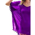 thumbnail image 5 of Dewadbow Women Beachwear Swimwear Tassel Bikini Cover Up Kaftan Beach Dress, 5 of 6
