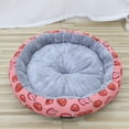 thumbnail image 4 of KQJQS Pet Bed for Medium Dogs, Round Cotton Kennel, Comfortable Soft Dog Nest, Cozy Sleeping Space for Pets, Easy to Clean, Gray Design, 4 of 6