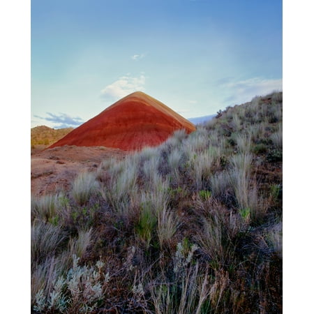 Volcanic cinder cone Painted Hills Unit John Day Fossil Beds National Monument Wheeler County Oregon USA Poster Print by Panoramic (Best Way To Hang Posters On Cinder Block)