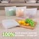 thumbnail image 2 of Bolsas de almacenamiento de alimentos Annaklin de silicona reutilizables, 1 litro, paquete de 4, 2 of 9