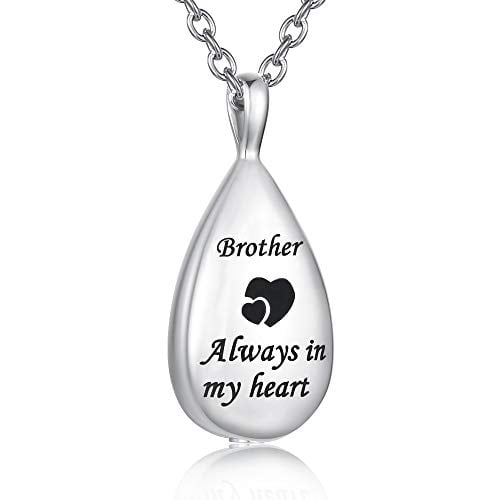 New Always In my Heart Mom Dad Grandma Grandpa Cremation Urn Ashes Necklace  | eBay