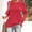 Red, variant on Endives Women's Long Sleeve Shirts Round Neck Womens Tops Solid Color Basic Tee T Shirts Streetwear Outerwear S-5XL Orange