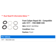 thumbnail image 2 of Front Caliper Repair Kit - Compatible with 1977 - 1983 BMW 320i 1978 1979 1980 1981 1982, 2 of 2