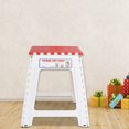 thumbnail image 3 of Tabouret Pliant Super Solide pour Enfants Adultes Cuisine Jardin Tabouret Rouge, 3 of 8