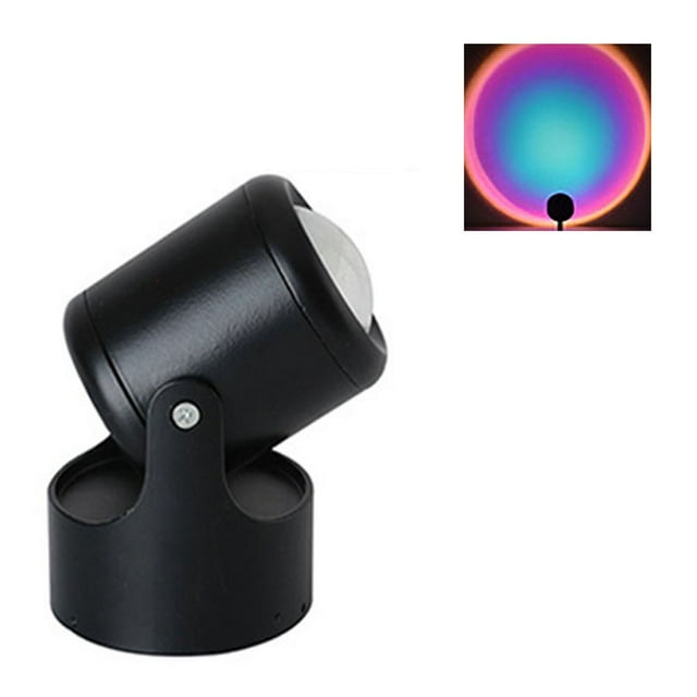 Projecteur 5 W Lampe de Projection Réglable USB Décoration Lampe de Projection Lumière Noir Coucher de Soleil Rouge