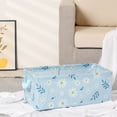 thumbnail image 5 of Unique Bargains Storage Cube Collapsible Storage Basket with Handles for Shelves 1pk Blue, 5 of 7
