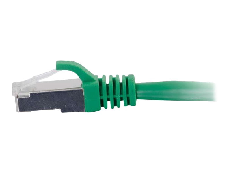 C2G 00839 C2G 25FT CAT6 SNAGLESS SHIELDED (STP) NETWORK PATCH CABLE - GREEN