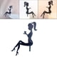 thumbnail image 3 of Adorno de torta Macarena Tacones altos Chica Dama Corazon negro, 3 of 7