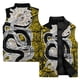 thumbnail image 2 of Chaleco de trabajo con diseño de serpiente para hombre, abrigo cálido con diseño de cuervo, novedad en abrigos y chaquetas, moda de invierno para hombre, chaleco aislante fresco de zorro para hombre,, 2 of 5