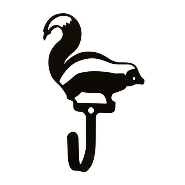 Village Wrought Iron WH-250-S Skunk Wall Hook, Small