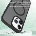 thumbnail image 5 of Dteck for iPhone 16 Pro Max Case, Compatible with MagSafe, Shockproof Military-Grade Protection, Magnetic Phone Case for iPhone 16 Pro Max, Frosted Purple, 5 of 6