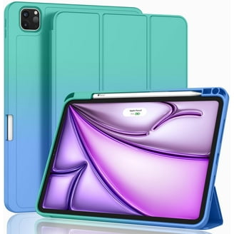 New iPad Air 13 Inch Case M2 2024 with Pencil Holder, Smart iPad