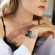 thumbnail image 3 of Magnética Correas para Apple Watch 40mm 41mm 42mm 44mm 45mm 46mm 49mm 38mm series 11 10 9 8 7 6 5 4 3 2 SE Ultra Mujer, Acero Inoxidable Milanese Metal Correa para iWatch, 3 of 22