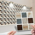 thumbnail image 1 of WHEANG Wall Decor 10pc Peel And Stick Ceramic Tile Paste 3D Lattice Crystal Ceramic Tile Paste DIY Waterproof Self Adhesive Wall Sticker, 1 of 4