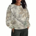 thumbnail image 2 of CLOISE Cute Sweatshirts for Women Plus Size Crew Neck Tops Camouflage Long Sleeve Pullover Oversized Outfits Clothes, 2 of 8