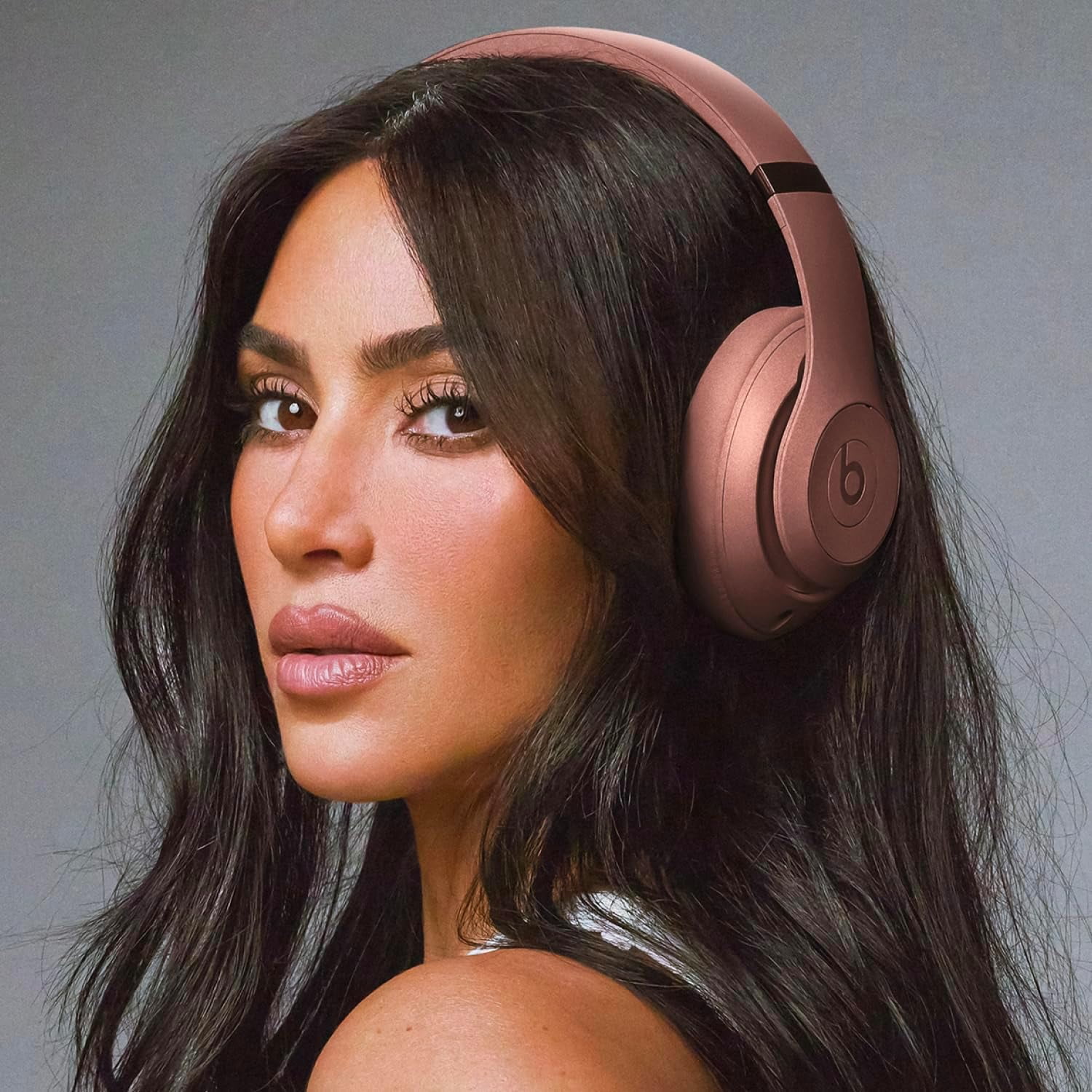 Restored Beats Studio Pro x Kim Kardashian - Bluetooth Noise Cancelling Headphones, Personalized Spatial Audio, USB-C Lossless Audio, Apple & Android Compatibility Earth (Refurbished)