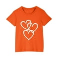 thumbnail image 1 of Zpanxa Chemises Filles T-Shirt à Imprimé d'Halloween Col Rond Manches Courtes Haut Mode en Coton 7 Ans, 1 of 4