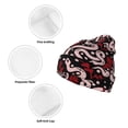 thumbnail image 3 of Kdxio Snake And Rose Winter Beanie for Men Women Beanie Knit Hat Cuffed Cap Beanie Knit Chunky Snow Cap, 3 of 6