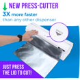 thumbnail image 3 of IDL Packaging WP-180DA 18" FoilMaster Dispenser for Aluminum Foil Roll, White, 3 of 8