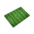 thumbnail image 3 of MKHERT Funny Realistic Soccer Field Doormat Rug Home Decor Floor Mat Bath Mat 23.6x15.7 inch, 3 of 3