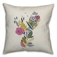 thumbnail image 2 of Creative Products Funky Multi-Color Floral 18 x 18 Spun Poly Pillow, 2 of 3