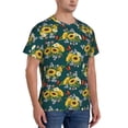 thumbnail image 5 of Rocae Sunflowers for Men's Moisture-Wicking Crew Tee - T-Shirt for Sports, Outdoor Activities, and Casual WearMedium, 5 of 9
