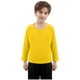 thumbnail image 5 of Blusas y camisas de manga larga con cuello redondo para niños pequeños, moda para niños, lindo color sólido, suave, top de manga larga, camiseta de cuello redondo, conjunto de cuatro piezas, top para, 5 of 7