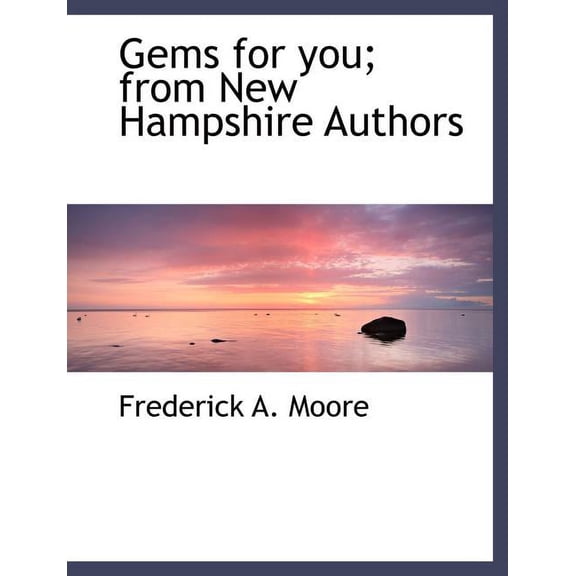 Gems for You; From New Hampshire Authors (Paperback)