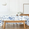 thumbnail image 7 of Blue Floral Tablecloth Vintage Flower Reusable Fabric Table Cloth 60 x 102 inch Waterproof Chinoiserie Hydrangea Branch Rectangle Tables Cover for Holiday Picnic Dinner Table Decor, 7 of 7
