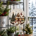 thumbnail image 3 of StlyGar Christmas Pearl Painting Suncatcher DIY Kit,acrylic hanging craft with pearl and rhinestone details, holly, presents and metal chain A Snowman, 3 of 8