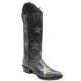 thumbnail image 2 of Women's Stetson Big Star Leather Boots Handcrafted Black, 2 of 2