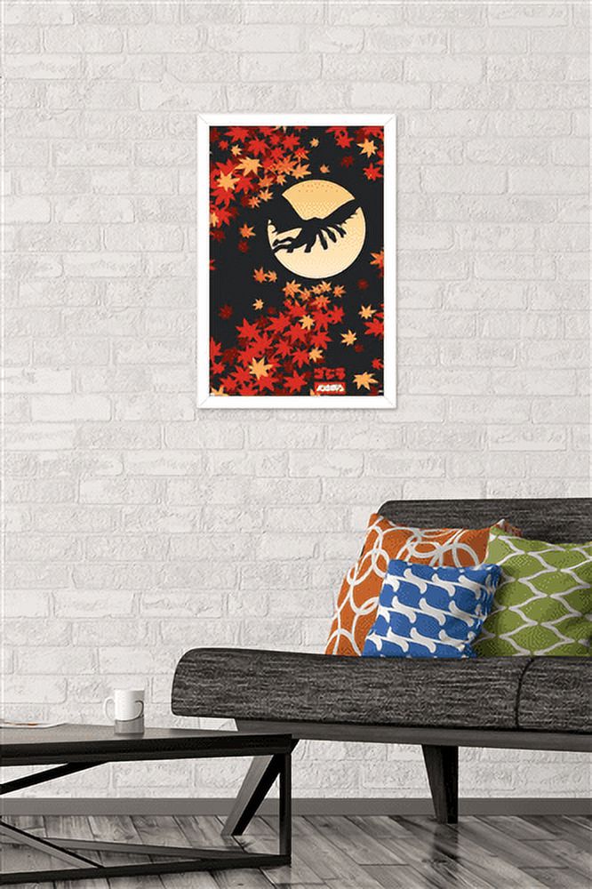 Godzilla - Silhouette Wall Poster, 14.725" x 22.375", Framed
