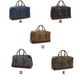 thumbnail image 5 of Wosthever Bolsa de viaje de lona impermeable con asa extraíble, bolsos de mano de cuero de vaca, bolsas de almacenamiento duraderas a la moda Mochilas de mochilero Gris, 5 of 6