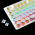 thumbnail image 2 of Teclado mecánico iluminado 104 teclas Teclado para juegos Funciona con USB 9 efectos de iluminación vívidos para computadora portátil E-sports Trip Travel Portable Abanopi Teclado, 2 of 6