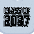 thumbnail image 4 of Inktastic Class of 2037 Boys or Girls Baby Bib, 4 of 4